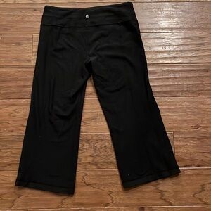 Lululemon Black  Reversible Leggings Size 6